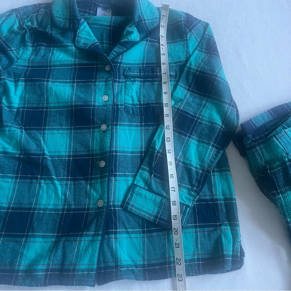 LANDS END Plaid Pajama Set – Size M women’s - Picture 6 of 12